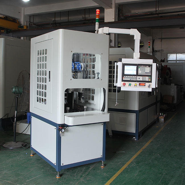 পালিশ করা গোলাকার কভার পণ্য ২ স্টেশন CNC গ্রাইন্ডিং ব্রাশ করার সরঞ্জাম নিয়মিত গোলাকার পণ্যের সারফেস 6