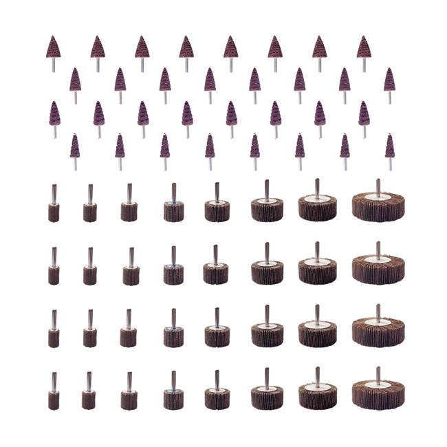 60/80/120/240 গ্রাইটস অ্যাব্রাসিভ ফ্ল্যাপ হুইল অ্যালুমিনিয়াম অক্সাইড পলিশিং এবং গ্রিলিংয়ের জন্য 5
