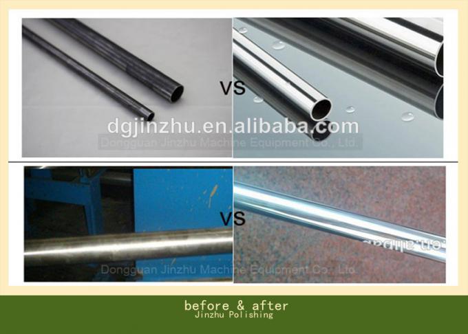 8 কে মিরর হেয়ারলাইন ওয়্যার অঙ্কন সমাপ্তি স্বয়ংক্রিয় ধাতব পাইপ / টিউব স্কয়ার / গোলাকার পলিশিং মেশিন পৃষ্ঠ সমাপ্তির জন্য 5