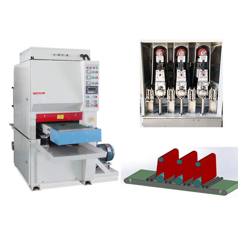 ঘোরানো মোটর শক্তি 5.5KW মেটাল স্যান্ডার মেশিন 150mm 400mm সর্বোচ্চ কাজ প্রস্থ
