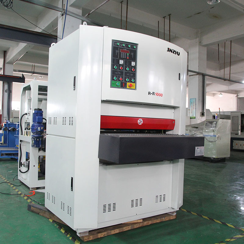স্যান্ড বেল্ট স্বয়ংক্রিয় Rr1000mm প্রশস্ত ওয়ার্কিং শীট ধাতু স্যান্ডিং Deburring মেশিন বেল্ট পলিশিং