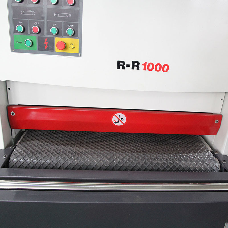 স্যান্ড বেল্ট স্বয়ংক্রিয় Rr1000mm প্রশস্ত ওয়ার্কিং শীট ধাতু স্যান্ডিং Deburring মেশিন বেল্ট পলিশিং