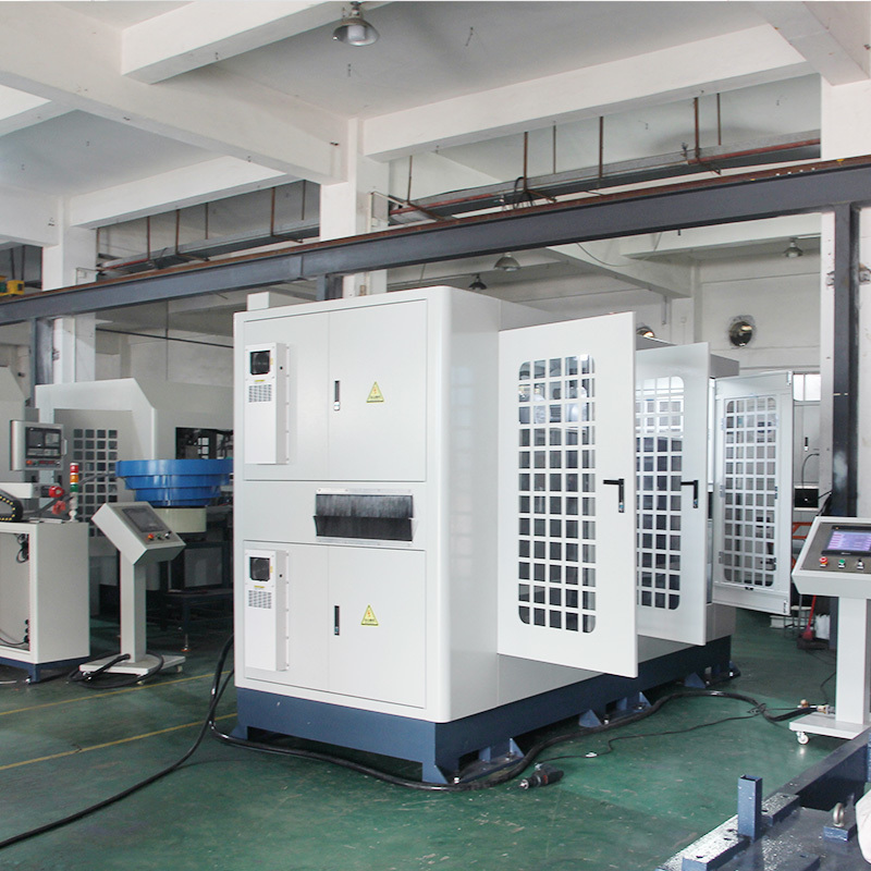 8 Heads Automatic Coil Polishing Machine with 2100r/min Speed 0.55MPa Source Pressure and Double Sided Polishing