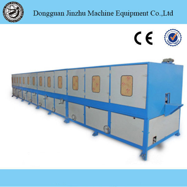 5.5kw*10 ইন্ডাস্ট্রিয়াল SS টিউব পলিশিং মেশিন 8.8*1.15*1.8m মেশিন সাইজ